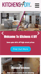 Mobile Screenshot of kitchens4diy.com